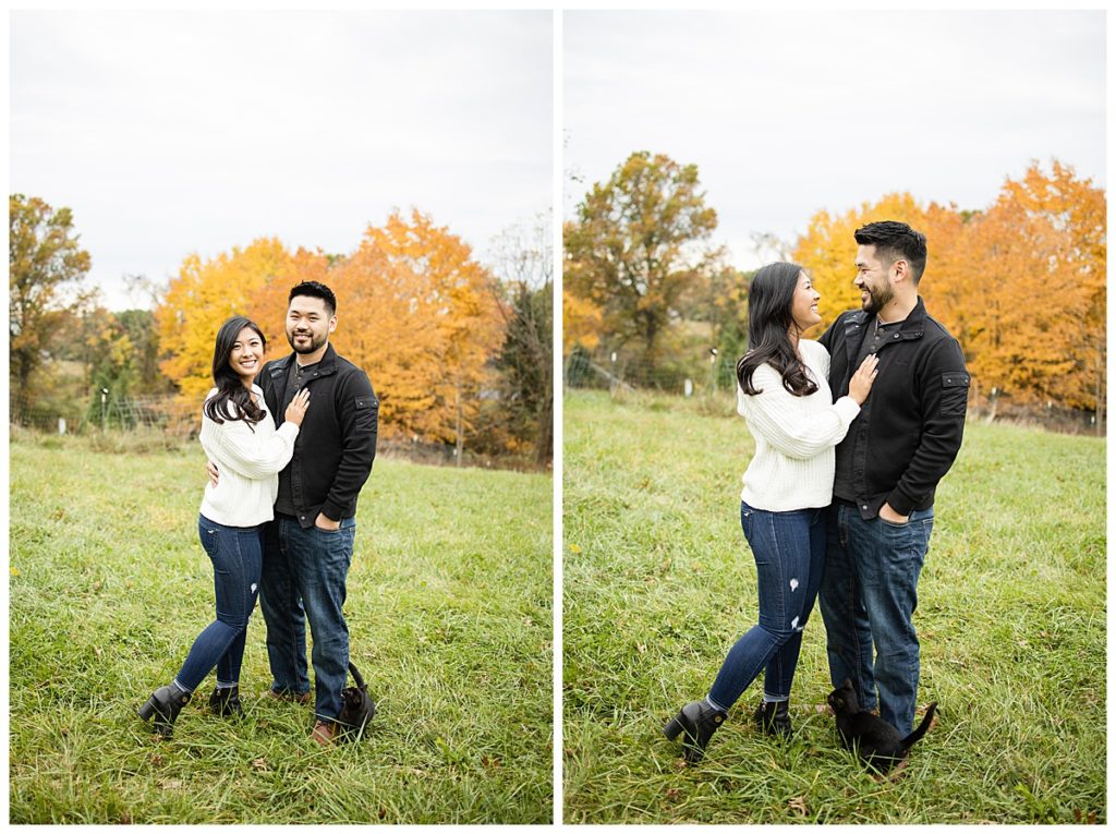 Jasmine and Andrew | A Cozy, Rustic Engagement Session | Ballenger Farm | Purcellville, VA