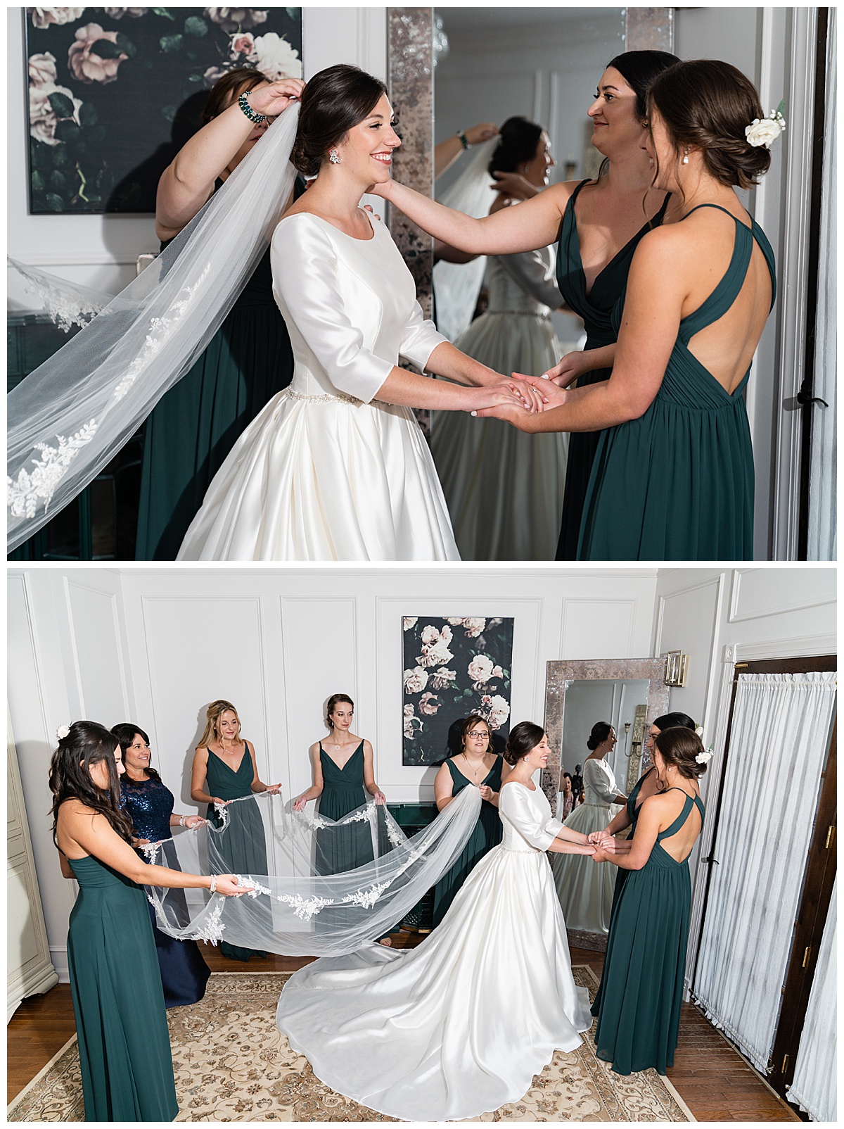 Stefanie Kamerman Photography - A Hunter Green and White Themed Wedding - Manor at Airmont - Round Hill, Virginia_0026.jpg