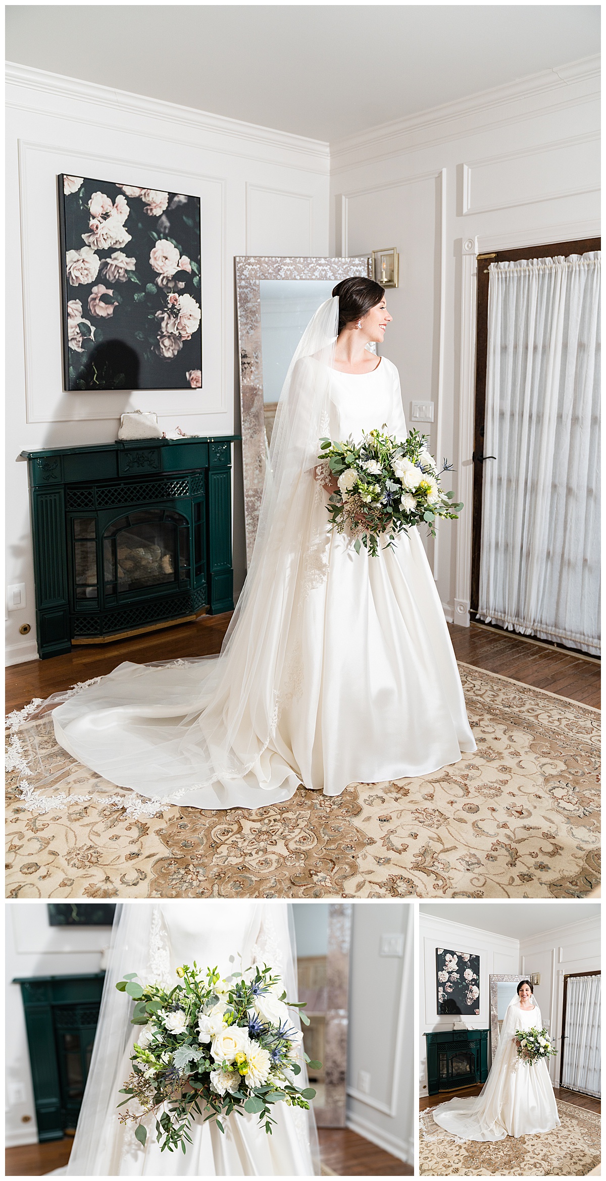 Stefanie Kamerman Photography - A Hunter Green and White Themed Wedding - Manor at Airmont - Round Hill, Virginia_0028.jpg